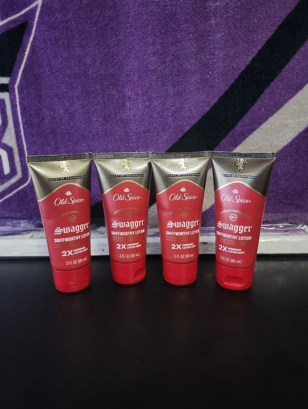 Old Spice Swagger Sniffworthy Lotion (Lot Of 4) For Men